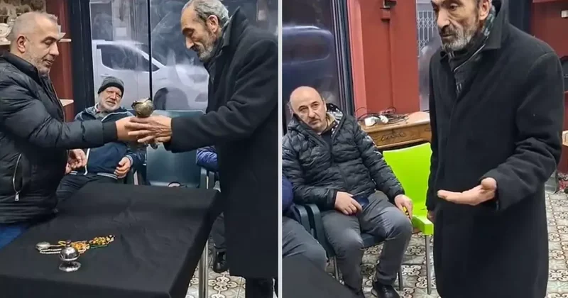 Görüntü Türkiye den! Eşsiz parçayı peynir fiyatına alan antikacı