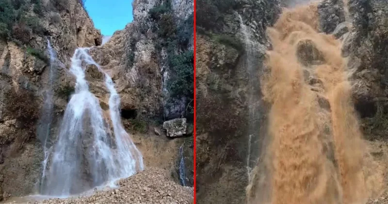 ÇED gerekli değil dediler cennet şelaleyi çamura gömdüler