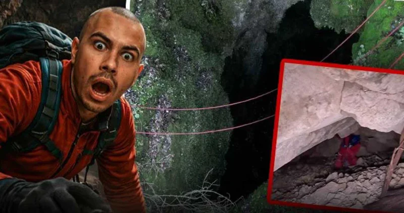 Youtube videosu için girdiği mağarada gördüklerine inanamadı