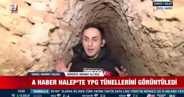 Halep te YPG li teröristlerin kazdığı tüneller ilk kez görüntülendi
