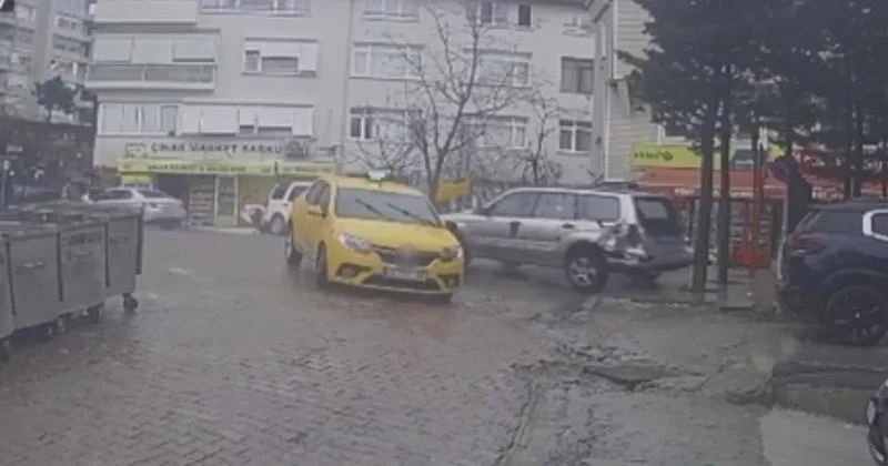 Geri vitesteyken fren yerine gaza bastı: O anlar kamerada