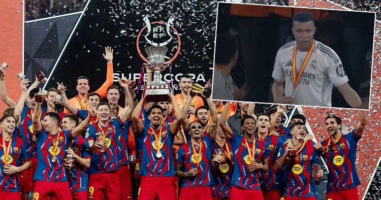 El Clasico da tören krizi: Real Madrid karşılık vermedi, Mbappe takımı soyunma odasına götürdü!