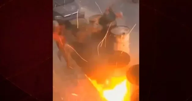 Brezilya da gaz kontrolünü çakmakla yapan gençlerin hazin sonu!