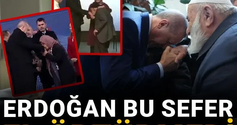 Erdoğan bu sefer el öptürmedi