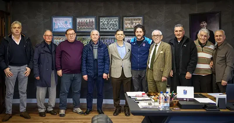 Trabzonspor Divan Kurulu ndan Fatih Tekke’ye ziyaret