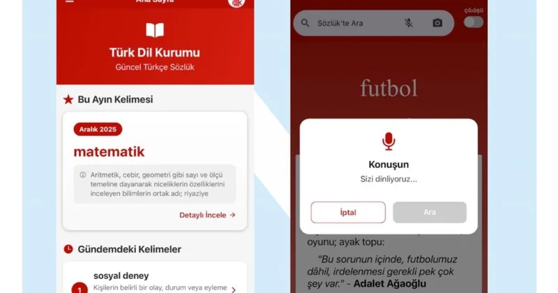 Türk Dil Kurumu nun Mobil Türkçe Sözlük Uygulaması güncellendi