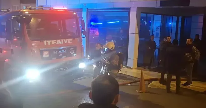 Bursa da 7 katlı otelde yangın paniği: 8 kişi dumandan etkilendi