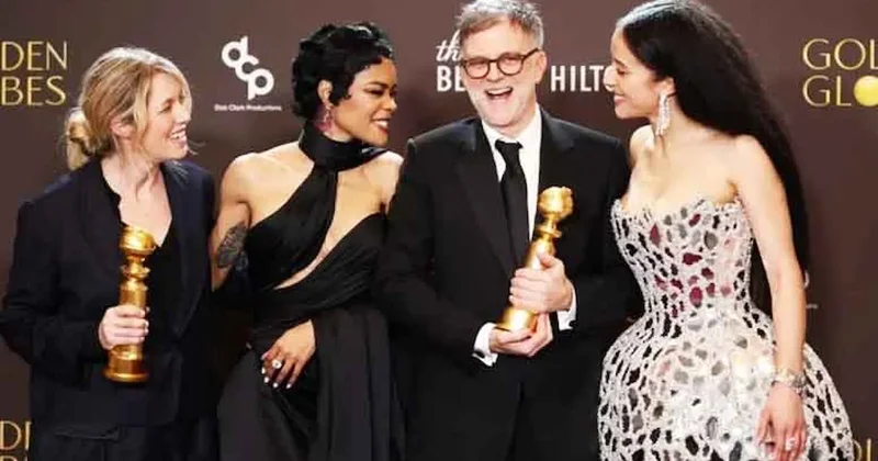 Altın Küre de ödüller sahiplerini buldu...Gecenin kazananı Paul Thomas Anderson! Sözcü Gazetesi