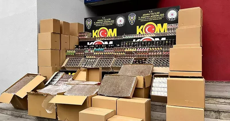 Adana da kaçak makaron ve tütün operasyonu; 2 tutuklama