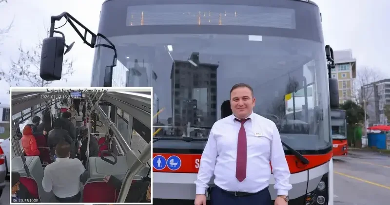 Samsun’da halk otobüsü şoförü fenalaşan yolcuyu hastaneye yetiştirdi Samsun Haberleri