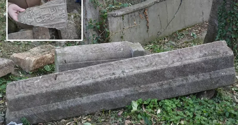 Samsun da mezarlığın altından tarih çıkıyor