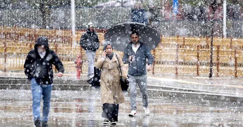 Erzurum için yoğun kar uyarısı