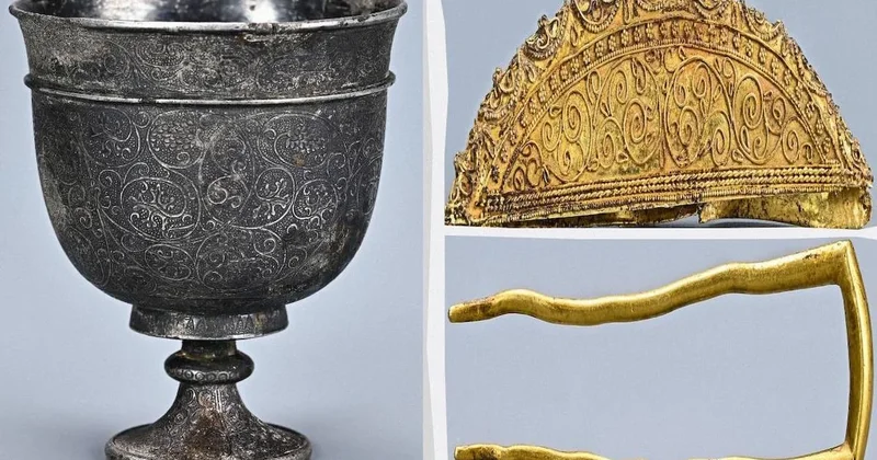 Baktıkları çukurdan 1110 yılına ait hazine çıktı: Hepsi servet değerinde Sözcü Gazetesi