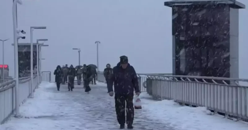 Meteoroloji uyarmıştı: İstanbul’un birçok ilçesinde kar yağışı başladı! İşte ilk kareler
