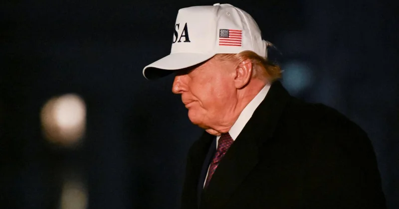 Trump ın konvoyu şüpheli nesne nedeniyle güzergah değiştirdi