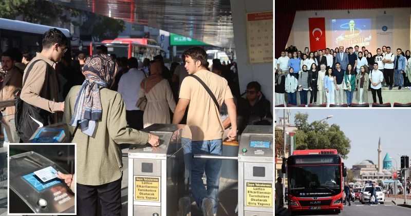 Konya Büyükşehir Belediye Başkanı Altay: Türkiye nin en ucuz öğrenci ulaşımı Konya da Aktüel Haberleri