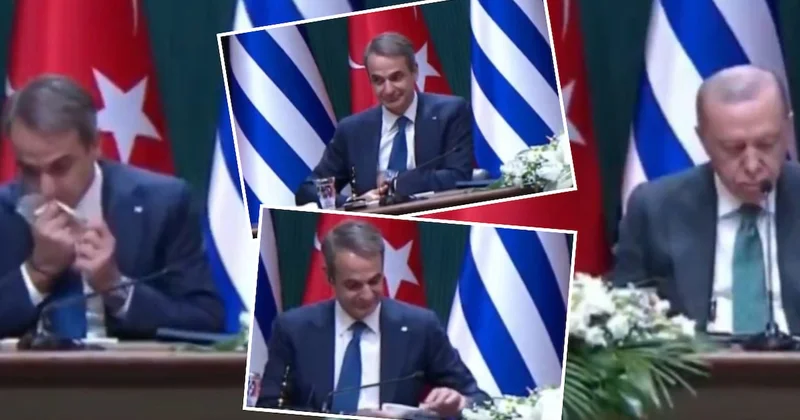 Miçotakis burnunu silip dosyaya koydu! Yunanlar sosyal medyada topa tuttu Sözcü Gazetesi