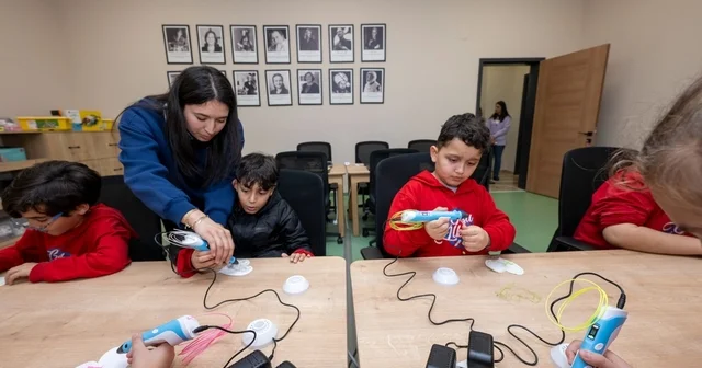 Çocuk kampüsünde çocuklar hem eğleniyor, hem de öğreniyor Mersin Haberleri