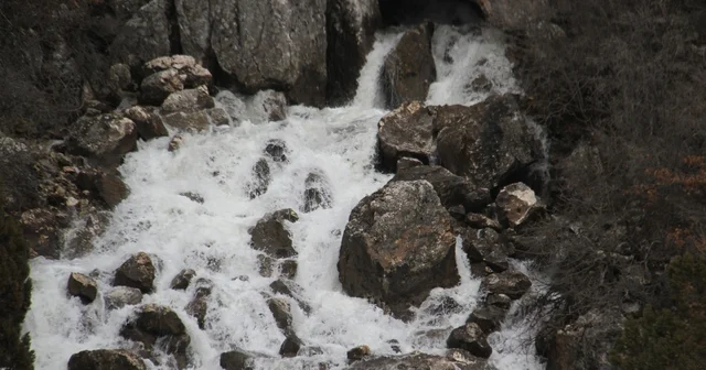 Derebucak ta kuruyan Düden Şelalesi yeniden akmaya başladı Konya Haberleri