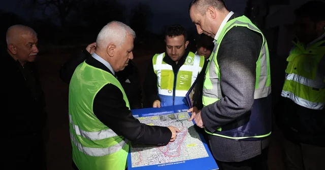 Büyükşehir gece gündüz sahada Bursa Haberleri