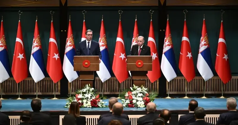 Erdoğan Vucic görüşmesi sonrası 16 maddelik bildiri: Türkiye Sırbistan hattında ticaret ve savunma atağı Politika Haberleri