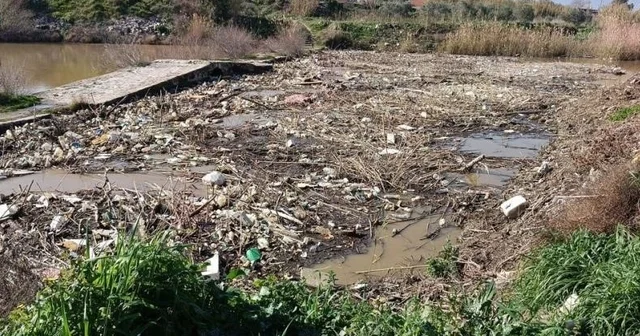 Tarihi taş köprü temizlendi, doğaseverler yüzer bariyer istedi Aydın Haberleri
