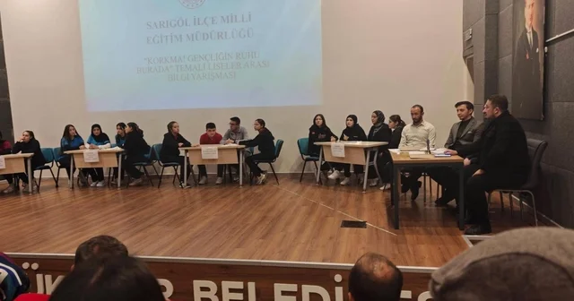 Gençler Mehmet Akif ve milli mücadele ruhuyla yarıştı Manisa Haberleri