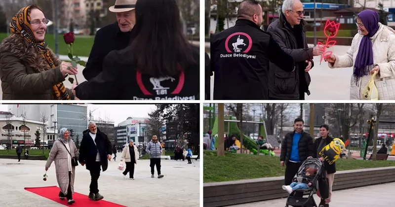 Düzce Belediyesi nden 14 Şubat öncesi anlamlı etkinlik: Sevgi varsa; hayat da güzel, şehir de...