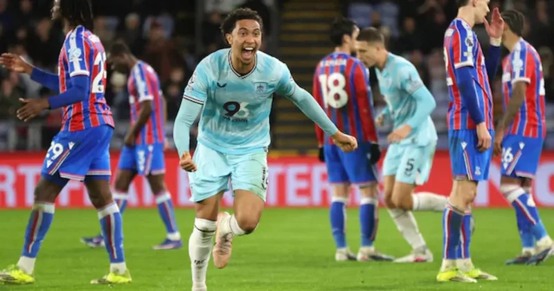 Crystal Palace a büyük şok: Burnley, 7 dakikada 2 0 dan döndü