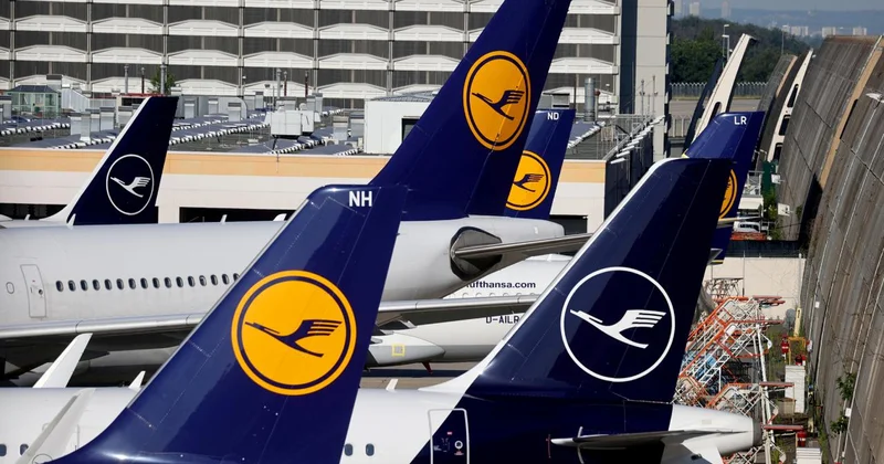 Lufthansa da grev nedeniyle 800 uçuş iptal edildi, 100 bin yolcu mağdur oldu
