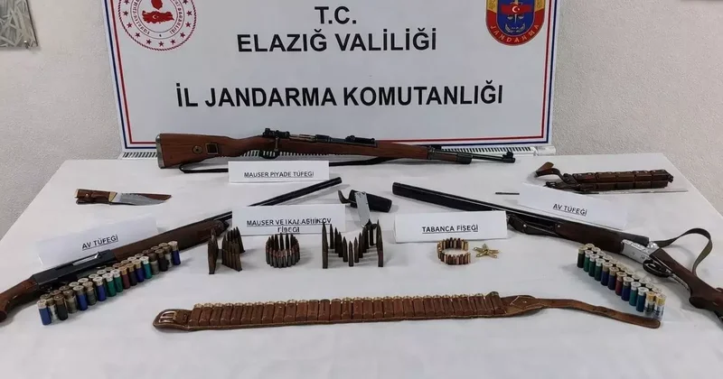 Elazığ’da silah operasyonu