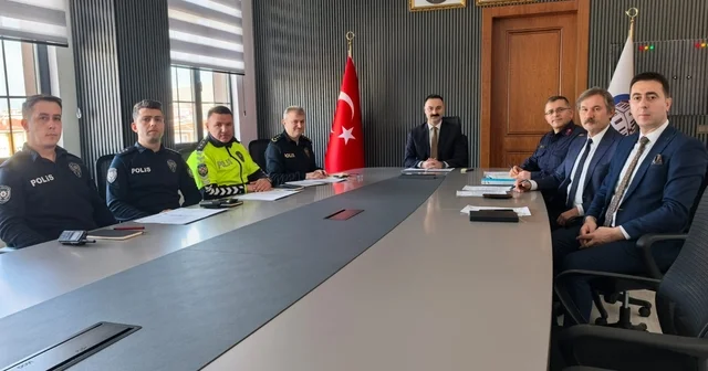 Havza da okul güvenliği ve trafik tedbirleri toplantısı düzenlendi Samsun Haberleri