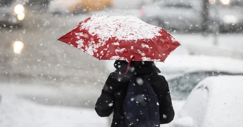 11 il için sarı uyarı: Kar yağışı ve fırtınaya dikkat