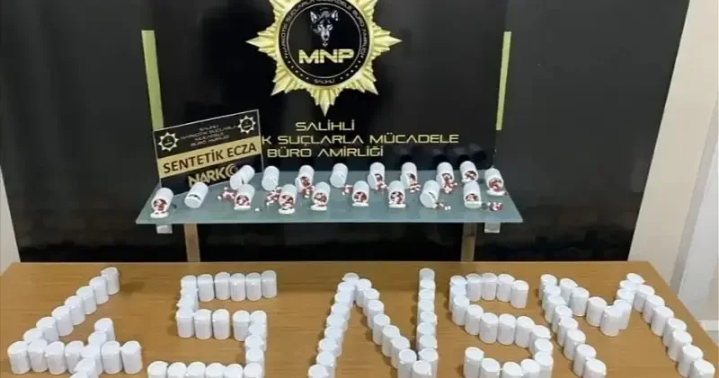 Manisa’da uyuşturucu operasyonu: 14 bin 866 adet sentetik hap ele geçirildi Gündem Haberleri