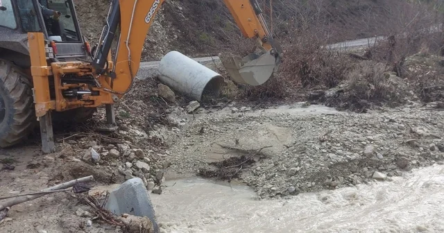 Çameli Belediyesi yoğun yağışın ardından 7/24 teyakkuzda Denizli Haberleri