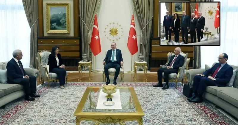 Cumhurbaşkanı Erdoğan ile görüşme sonrası DEM Parti den açıklama: Süreç kararlılıkla sürdürülecek Politika Haberleri