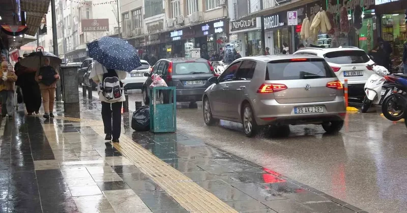 Kilis’te yağış etkili oluyor