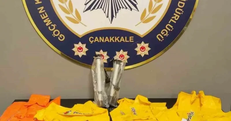 Çanakkale’de 23 düzensiz göçmen yakalandı, 3 organizatör tutuklandı