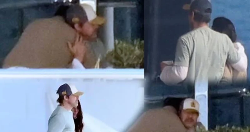 Brad Pitt sevgilisi Ines de Ramon la lüks yatta sarmaş dolaş