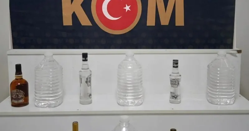 Kırşehir’de kaçak alkol ele geçirildi