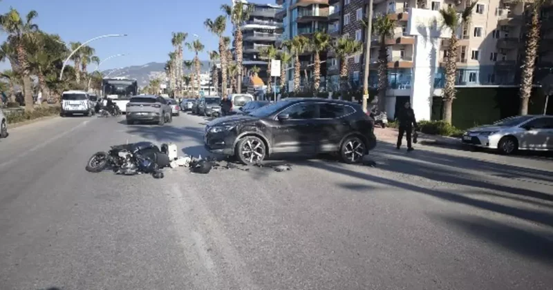 Alanya da SUV motosiklet çarpıştı: 1 ölü 1, yaralı