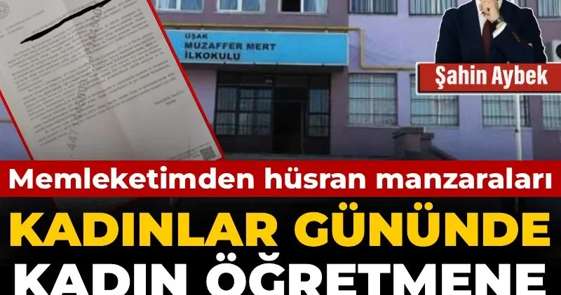 Memleketimden hüsran manzaraları: Kadınlar gününde kadın öğretmene emoji metazoru