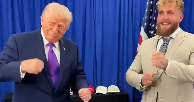 Orta Doğu alev yeriyken Donald Trump Jake Paul ile dans etti VİDEO İZLE