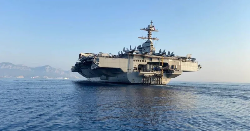 ABD den, Kızıldeniz de konuşlu USS Gerald R. Ford uçak gemisindeki yangınla ilgili açıklama