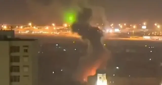 Lübnan ın başkenti Beyrut canlı yayında bombalandı VİDEO İZLE