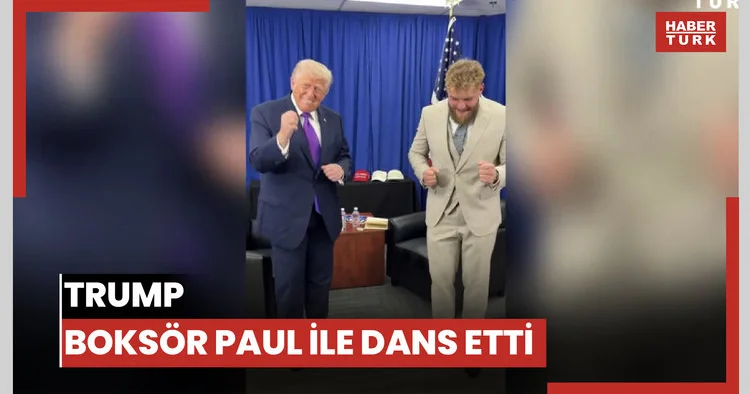 Trump boksör Paul ile dans etti
