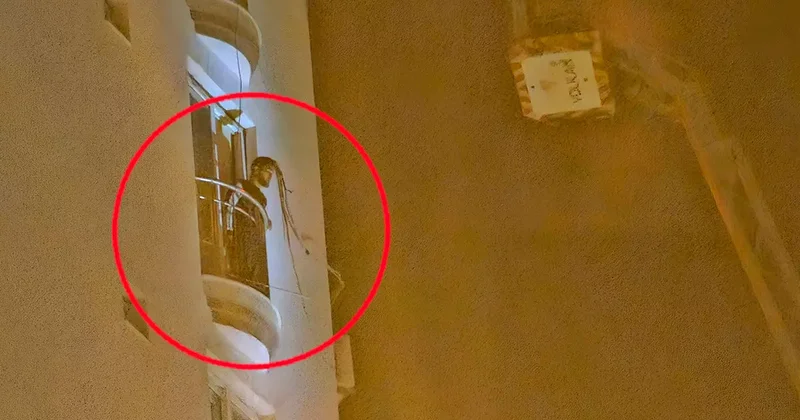 Adana’da ilginç olay! Balkondan böyle bağırdı: “Kolonyanın feri geçiyor!”