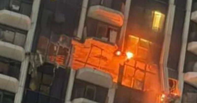 Dubai de binaya İHA isabet etti