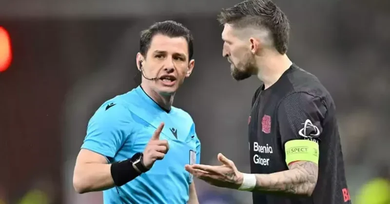 Halil Umut Meler, Leverkusen Arsenal maçında verdiği kararla Devler Ligi nde gündem oldu!