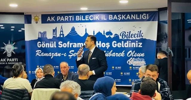 Bilecik te AK Parti den sivil toplum kuruluşu temsilcileri ve üyelerine iftar Bilecik Haberleri